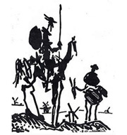 Don Quijote visto da Picasso, 100 KB